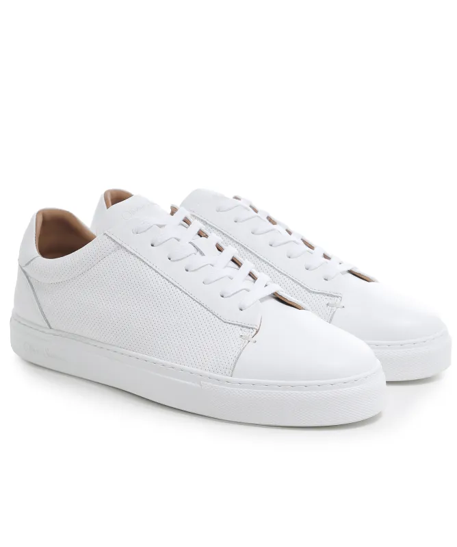 Oliver Sweeney Almada Perforated Calf Suede Trainers
