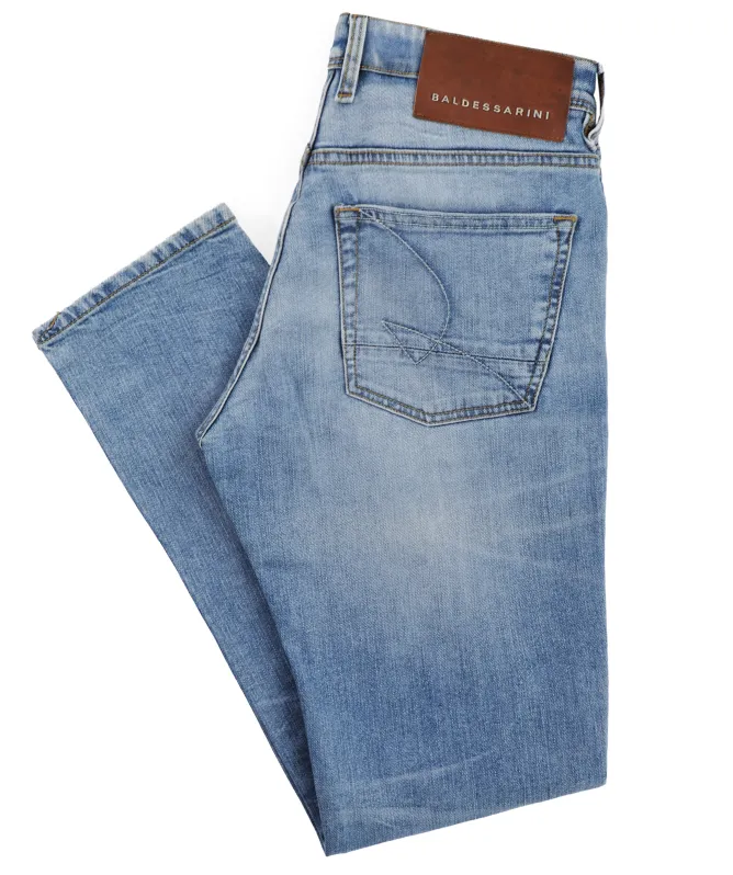 Jean Homme Jules - Bleu Regular T40 - Coton/élasthanne - Très Bon état Occasion