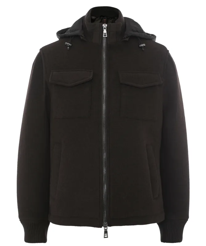 Seinse Wool Bomber Jacket