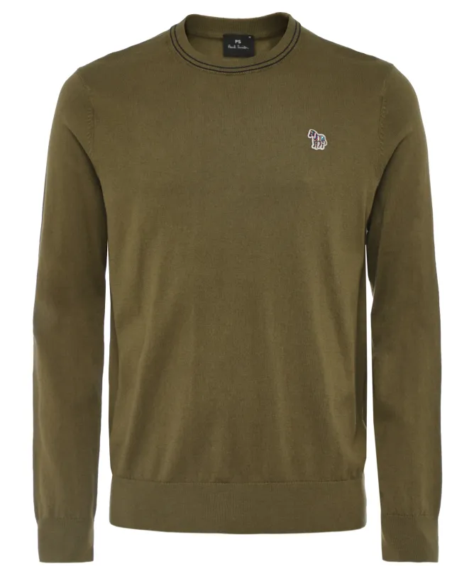 Paul Smith Zebra Badge Crew Neck Jumper