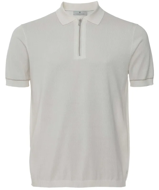 Thomas Maine Half Zip Polo Shirt