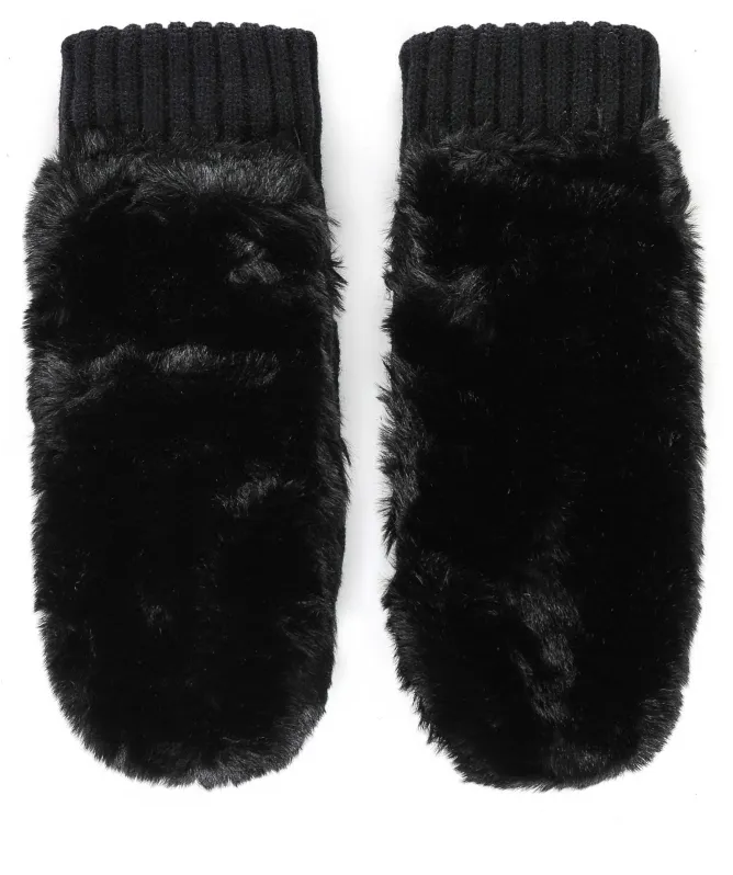 Rino and Pelle Oxo Faux Fur Mittens