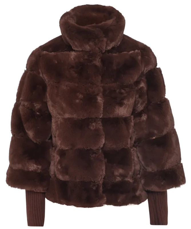 Rino and Pelle Feline Faux Fur Jacket