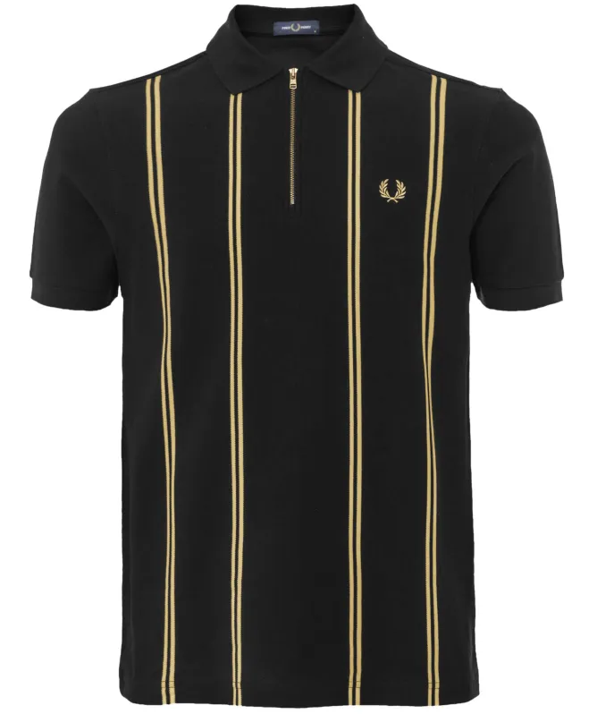 Fred Perry Vertical Stripe Zip Polo