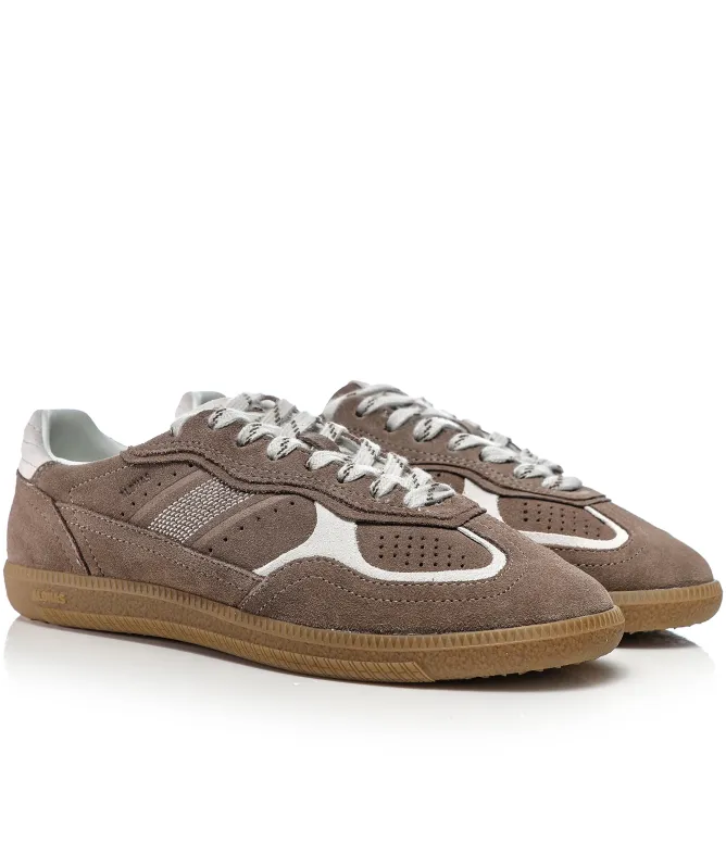 ALOHAS Rife Taupe Leather Trainers
