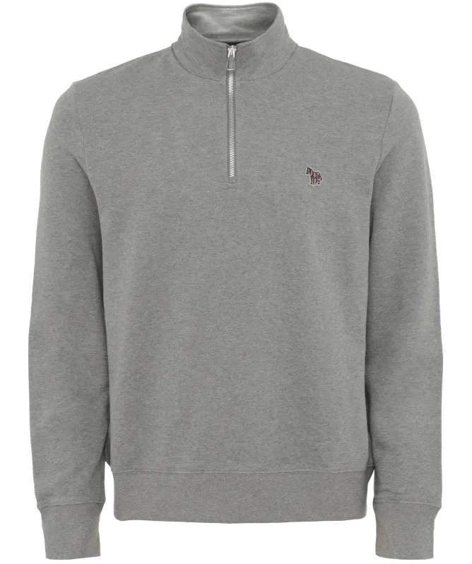 Paul Smith Zebra Logo Quarter Zip Sweatshirt