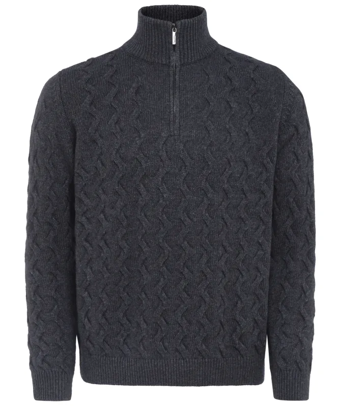 Sand Cable Half-Zip Jumper