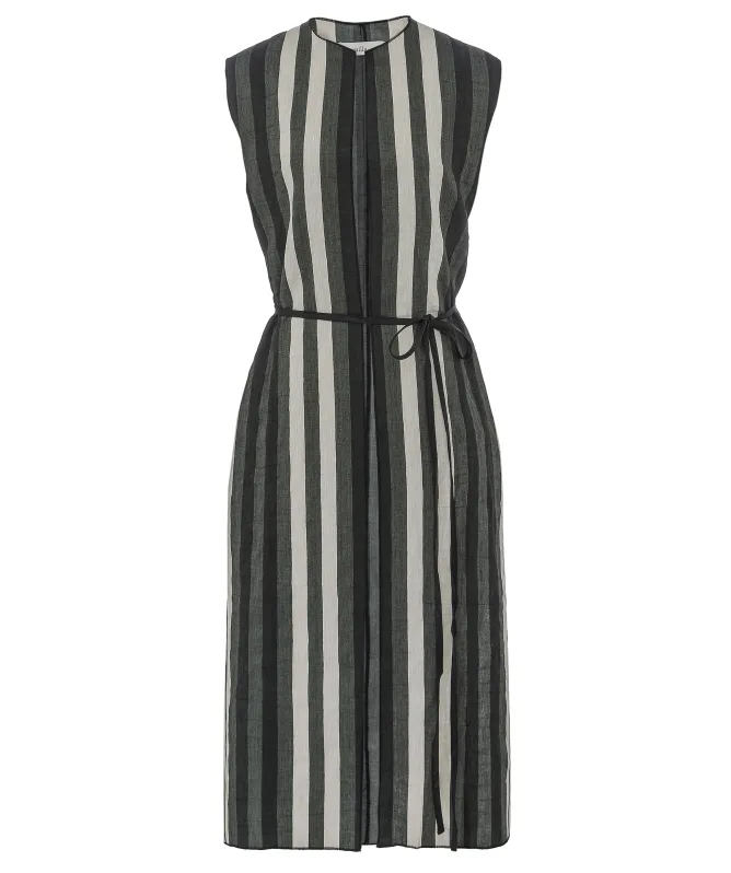 Milla Striped Linen Gilet