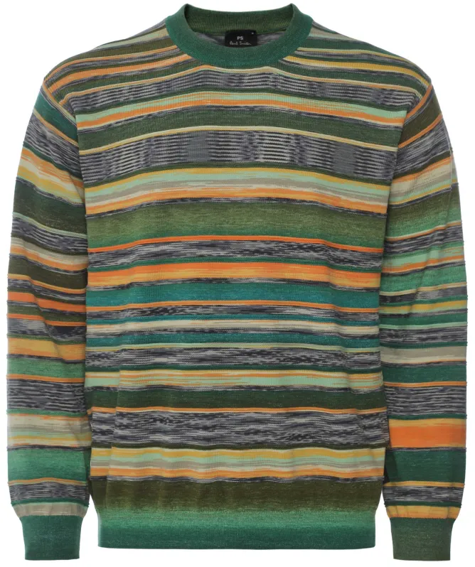 Paul Smith Striped Crew Neck Jumper