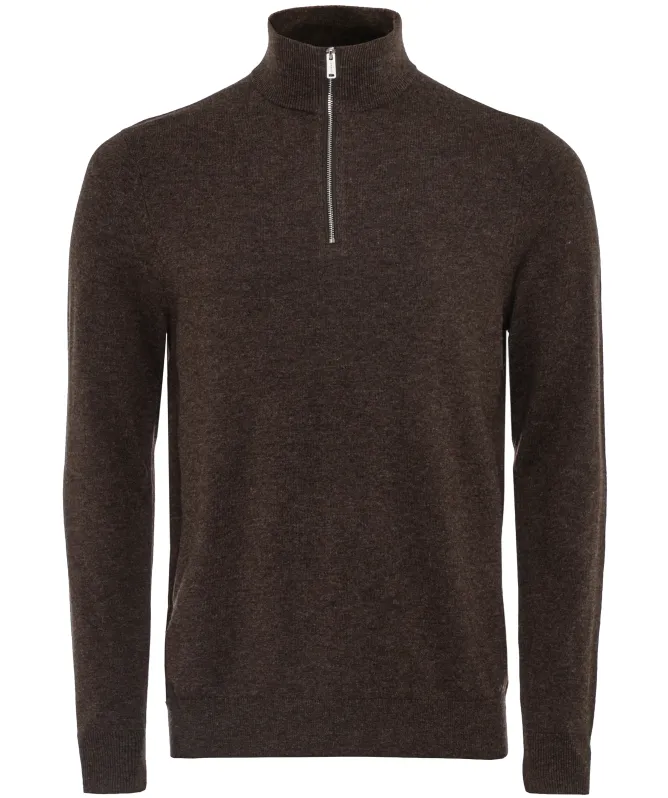 Profuomo Quarter Zip Knit Jumper