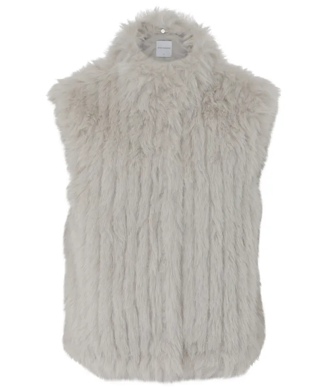 Rino and Pelle Dava Faux Fur Waistcoat