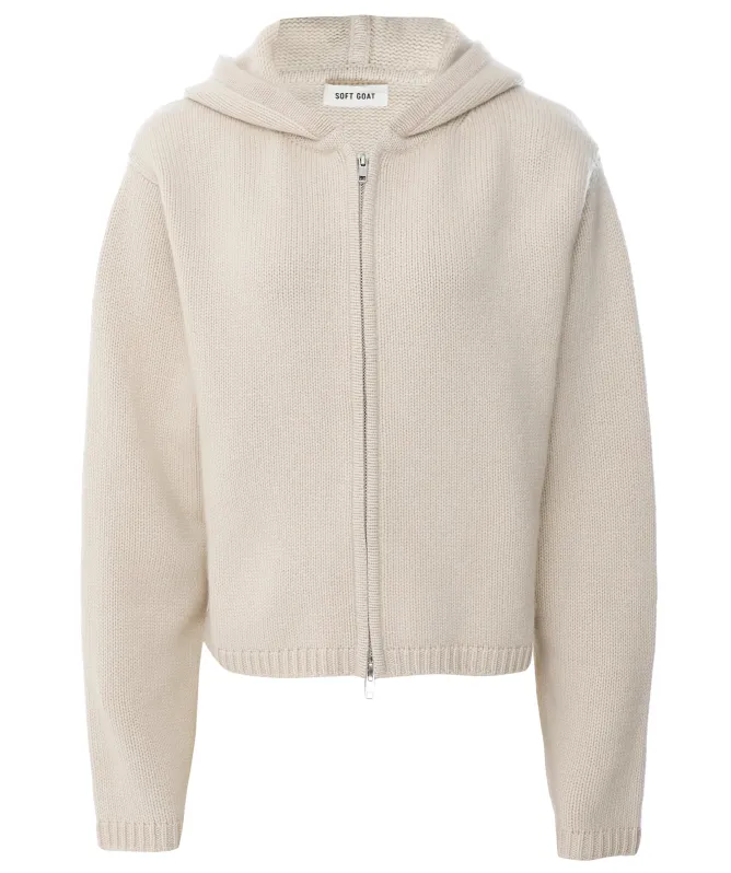 Soft Goat Chunky Cashmere Hoodie