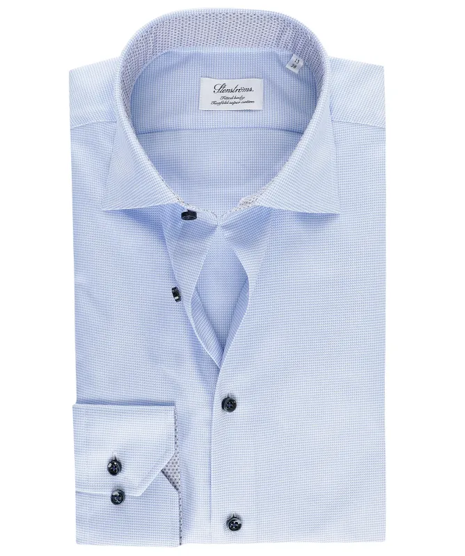 Stenstroms Fitted Body Houndstooth Shirt