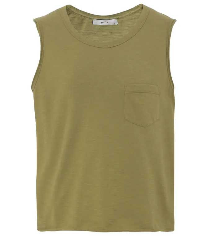 Milla Pocket Linen Vest
