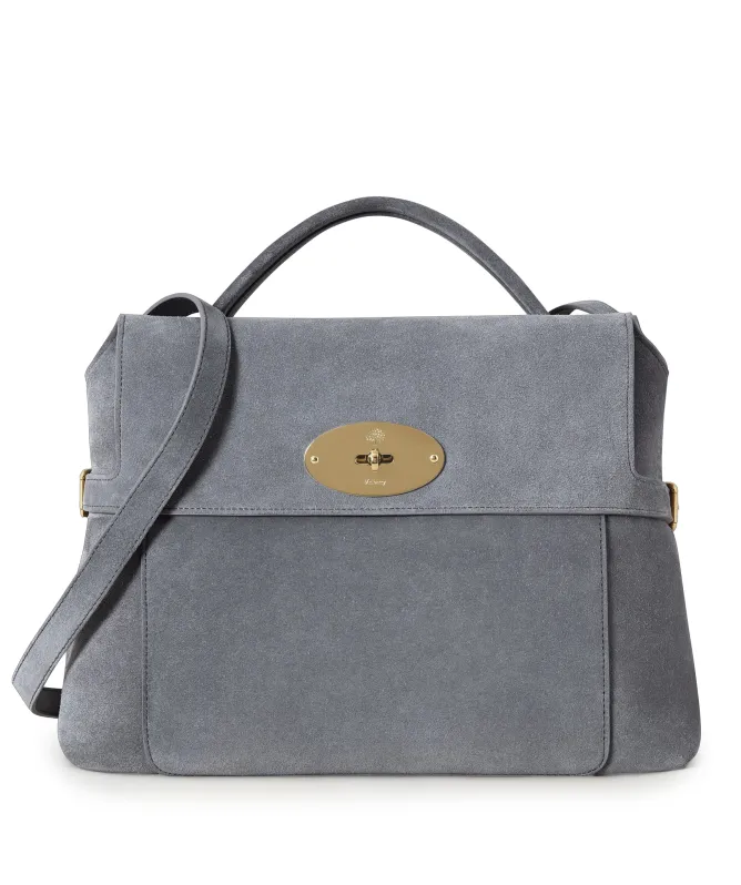 Mulberry Stevie Top Handle Suede Bag