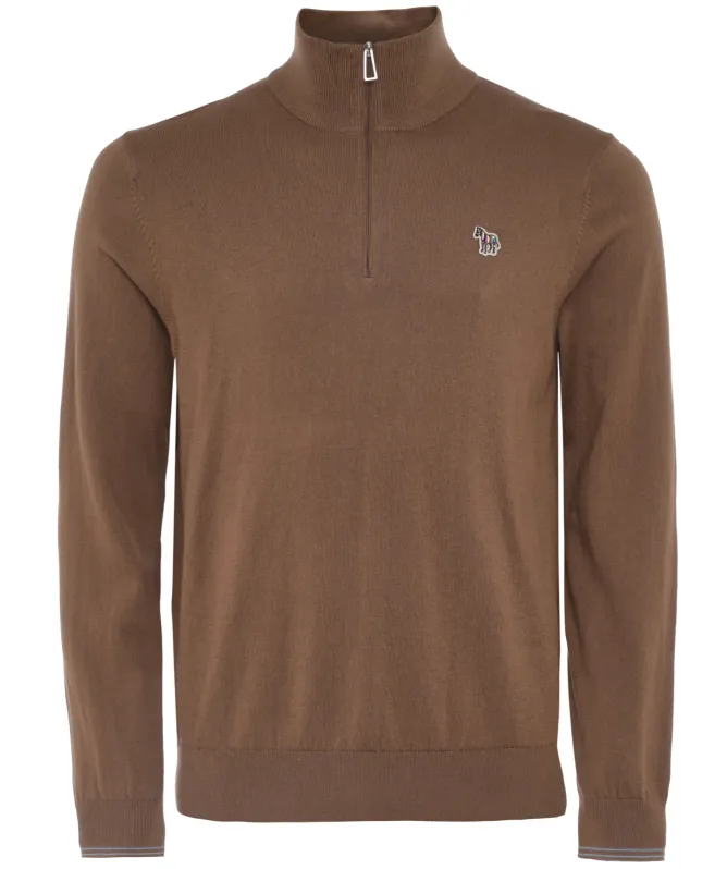 Paul Smith Zebra Logo Quarter Zip Jumper
