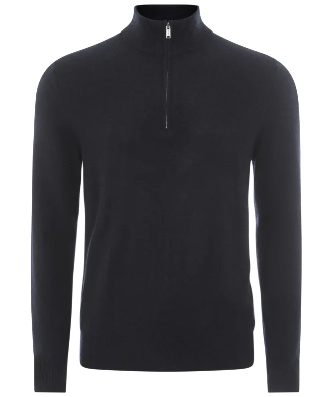Profuomo Cashmere Half Zip Pullover
