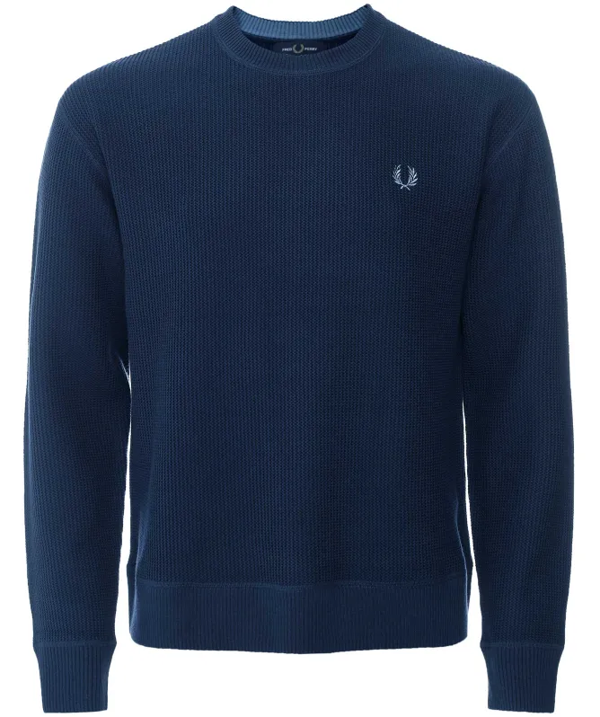 Fred Perry Textured Crew Jumper