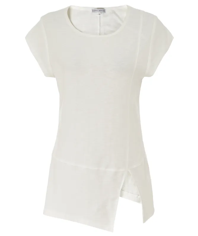 Lurdes Bergada Round Neck Cotton T-Shirt