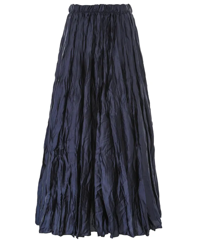 Eddy and Ivy Long Crinkle Maxi Skirt