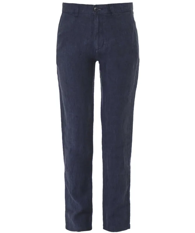 Knowledge Cotton Regular Linen Trousers
