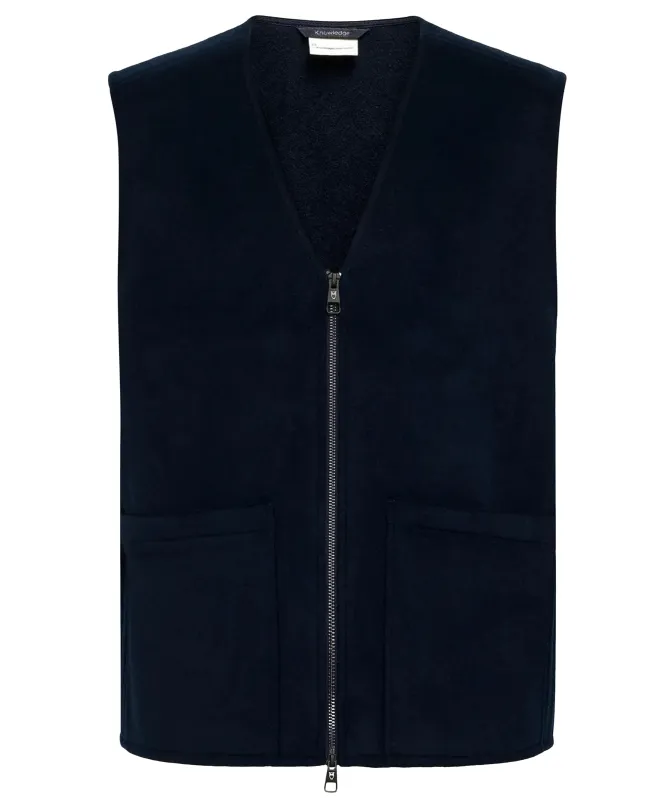 Knowledge Cotton Wool Zip Vest