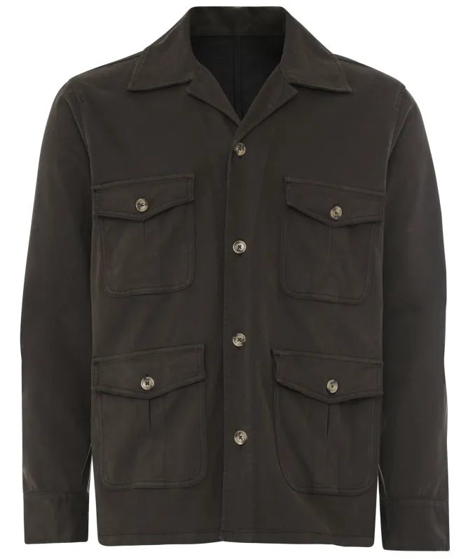 Sand Anders Suede Safari Shirt