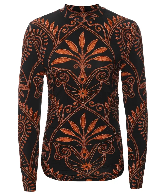 FARM Rio Cornely Ainika Ruched Blouse