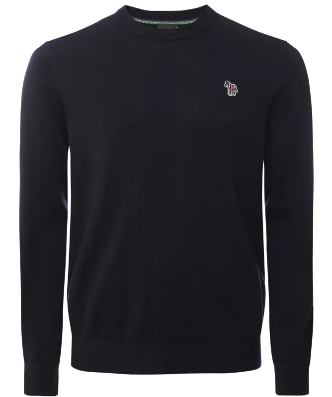 Paul Smith Crew Neck Zebra Jumper