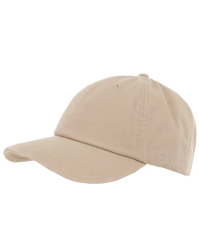 Stetson Twill Cotton Baseball Cap