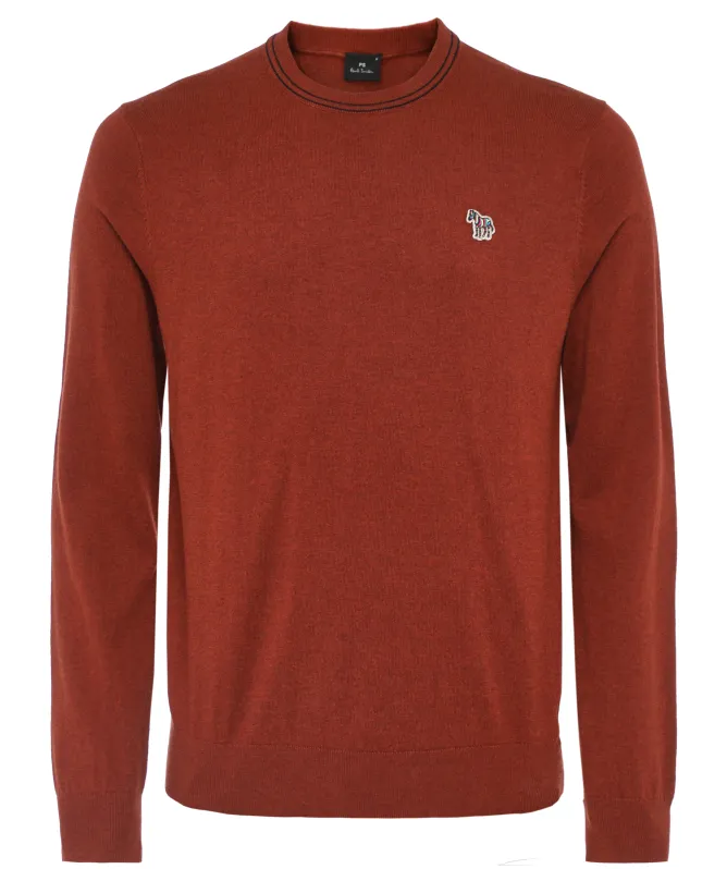 Paul Smith Zebra Badge Crew Neck Jumper