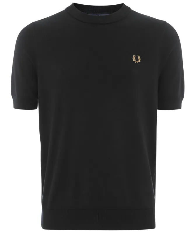 Fred Perry Long Staple Cotton Knitted T-Shirt