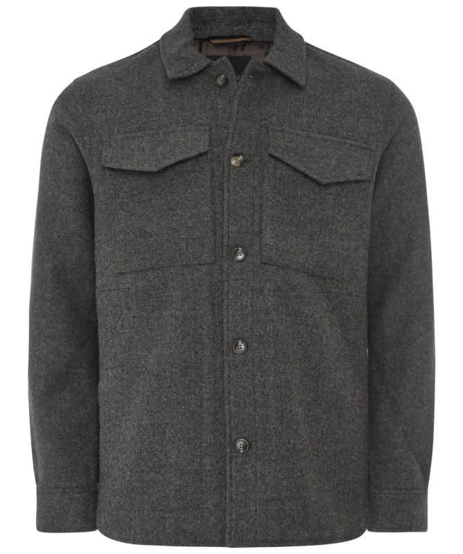 Signal Textured Button-Up Overshirt