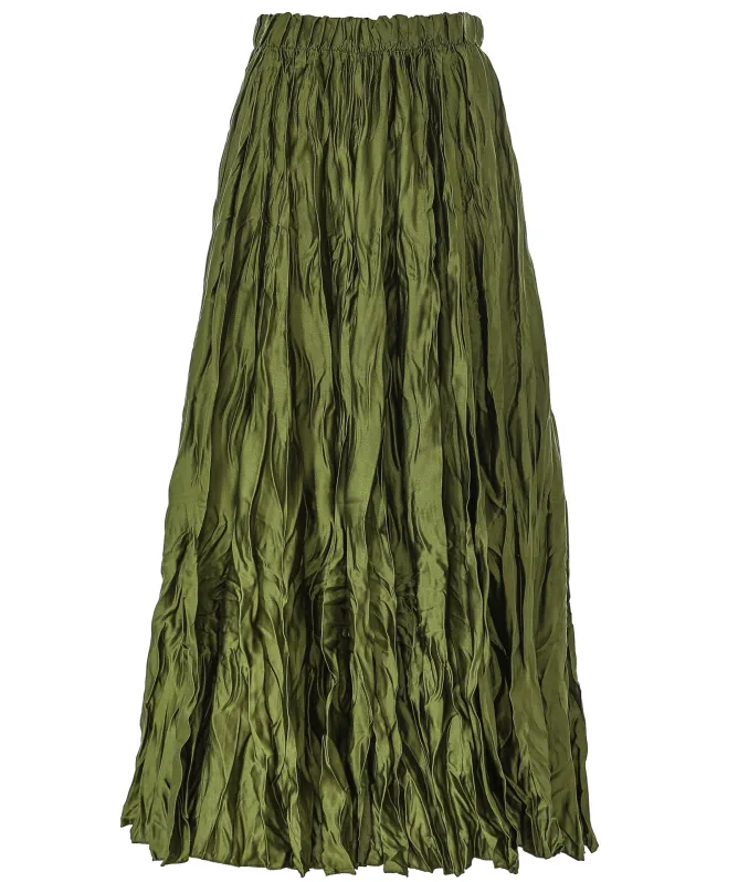 Eddy and Ivy Long Crinkle Maxi Skirt