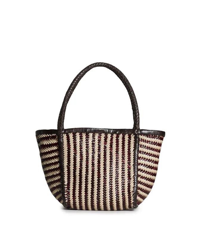 Vipera Ruby Stripes Woven Tote