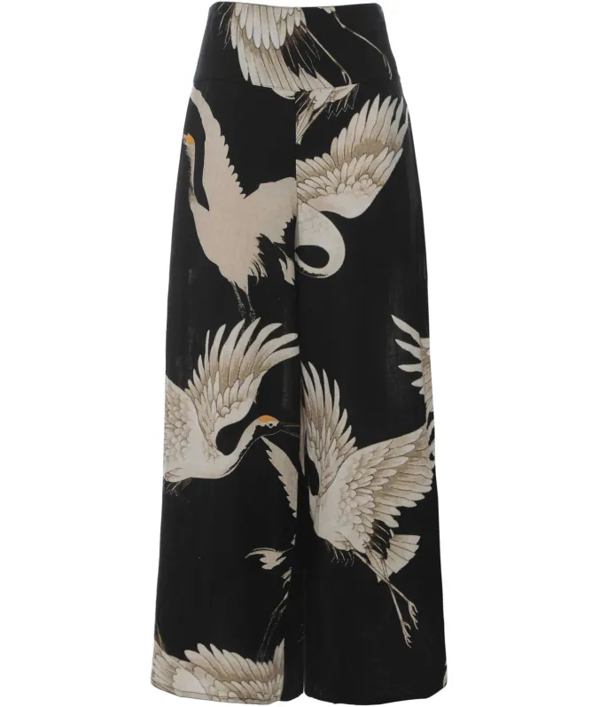 One Hundred Stars Stork Wide Leg Trousers