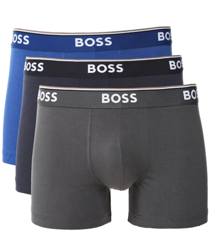 BOSS Cotton Boxer Trunks Three Pack