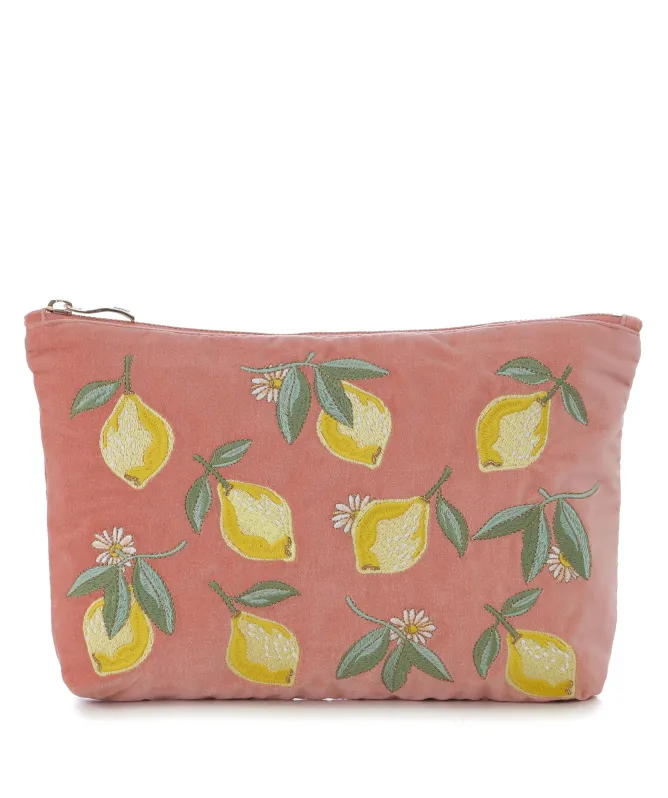 Elizabeth Scarlett Lemon Blossom Everyday Pouch
