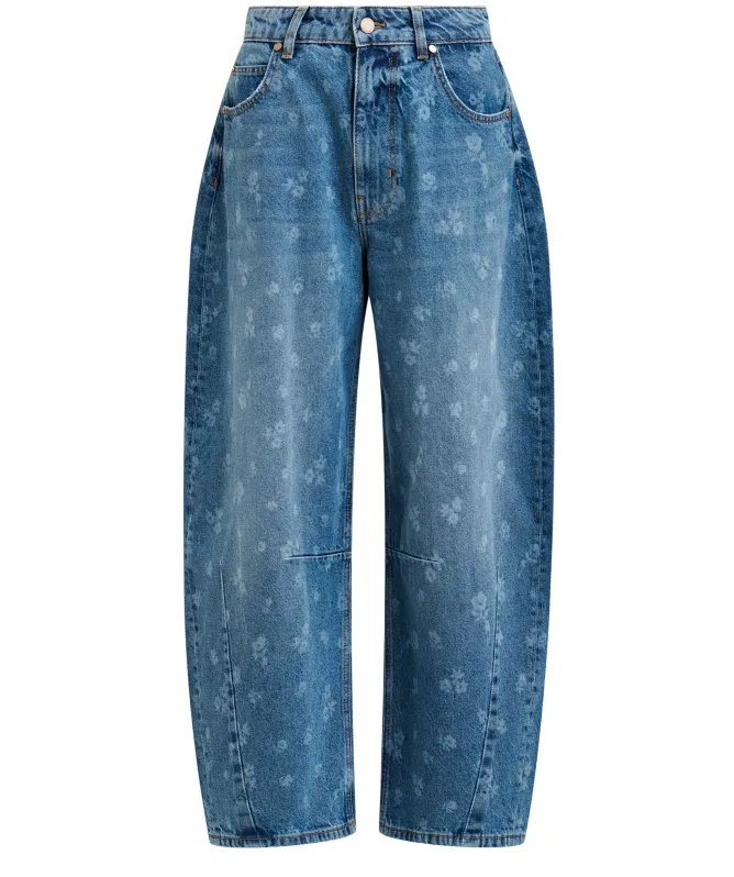 Essentiel Antwerp Floral Print Barrel Leg JO1 Jeans