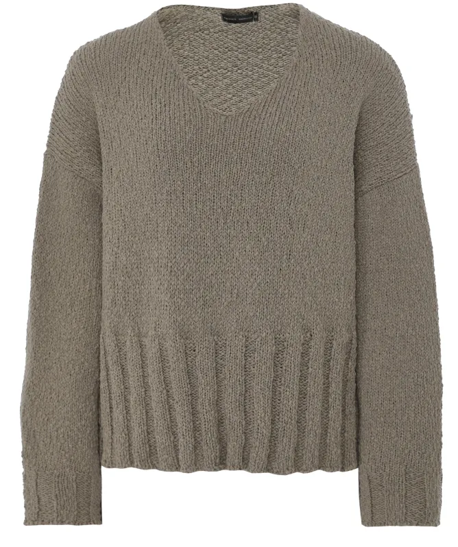 Lurdes Bergada Kombo V-Neck Jumper
