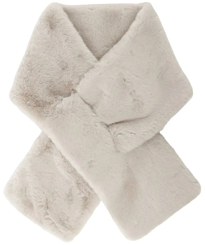 Rino and Pelle Stip Faux Fur Scarf