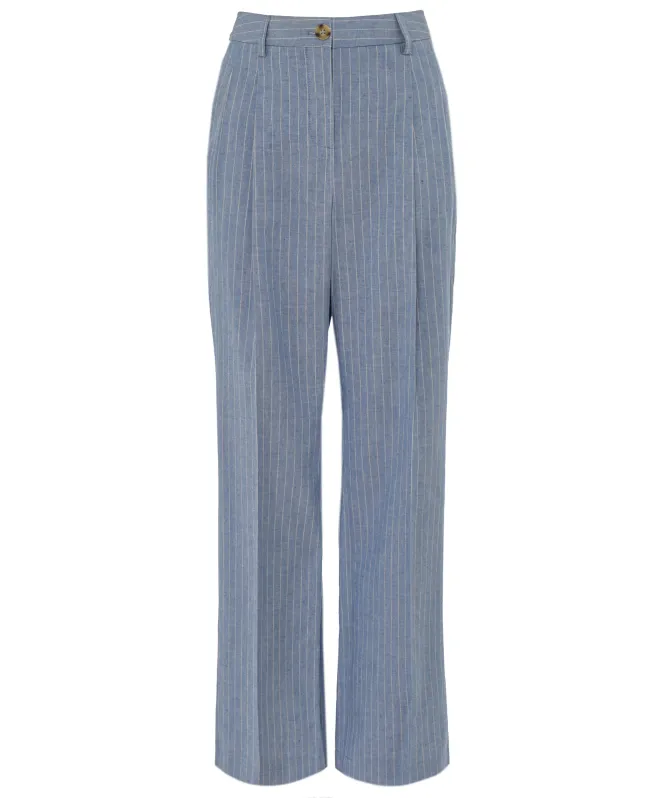 Paul Smith Pinstripe Pleat Trousers
