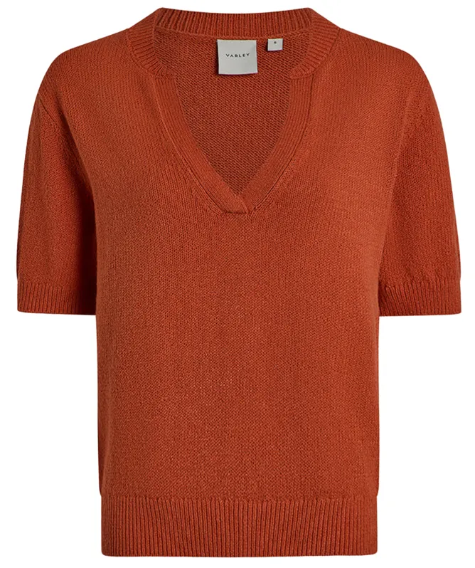 Varley Palmer V Neck Knit Top