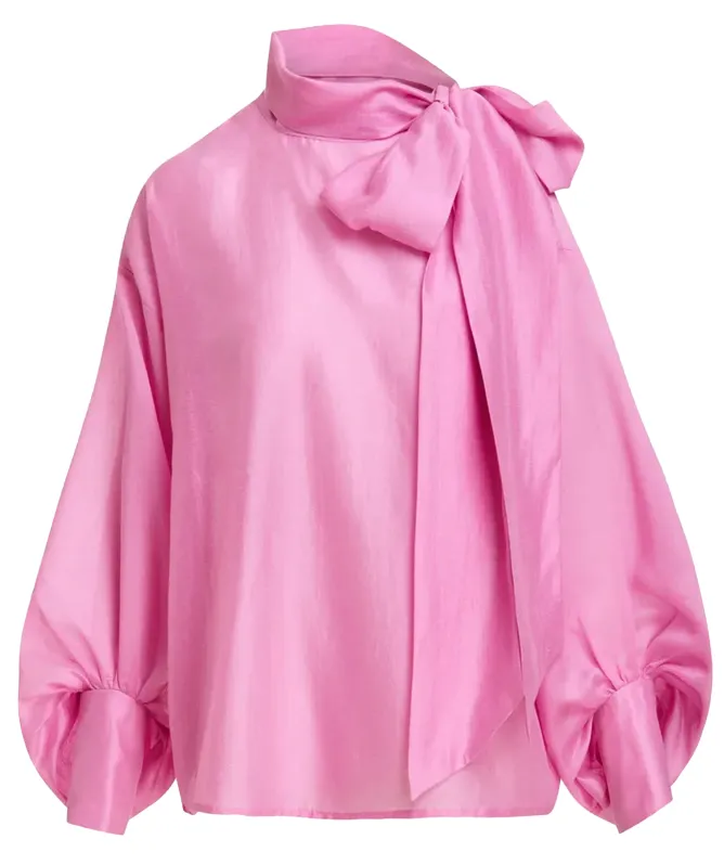 Essentiel Antwerp Karismatic Oversized Pussy-Bow Top