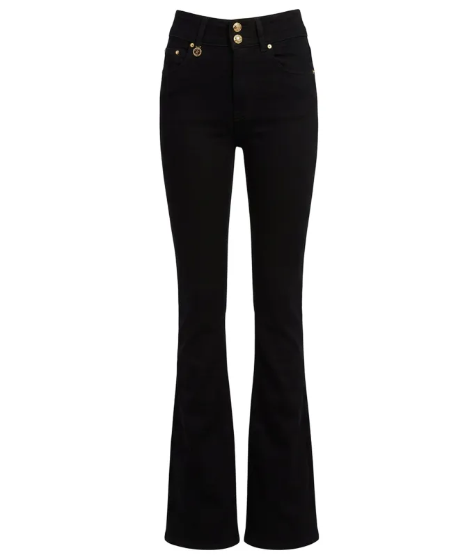 Holland Cooper High Rise Flared Jeans