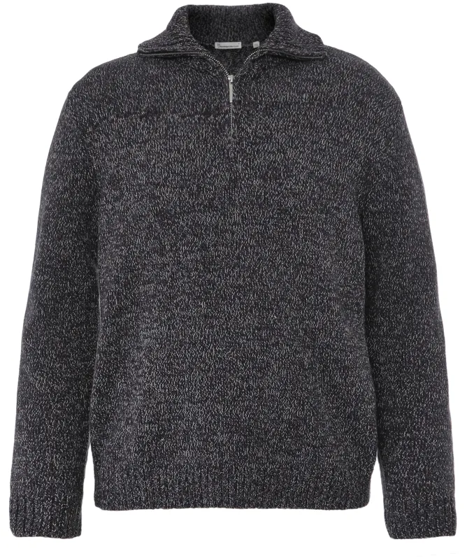 Knowledge Cotton Quarter Zip Sweater