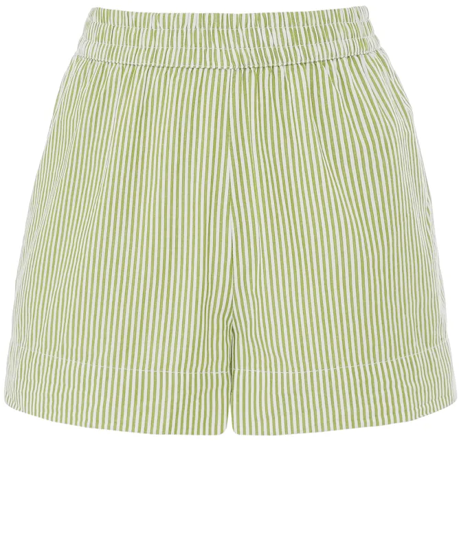 Chelsea Peers Embroidered Back Stripe Shorts