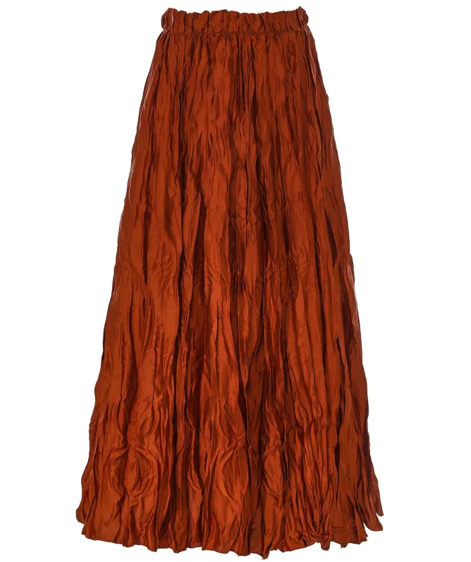 Eddy and Ivy Long Crinkle Maxi Skirt