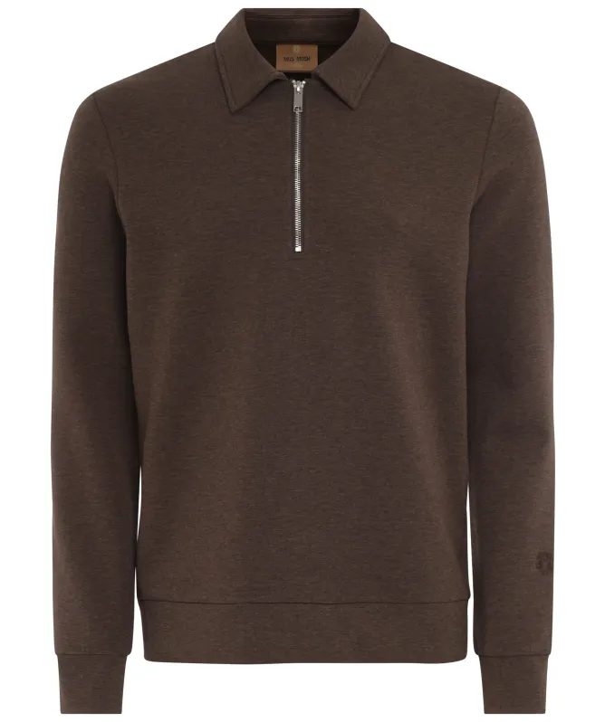 MOS MOSH MMGAbel Zip Polo Sweat