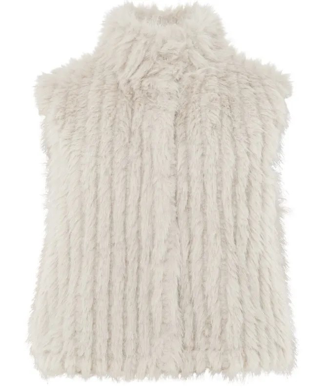Rino and Pelle Dava Faux Fur Waistcoat